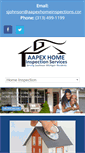 Mobile Screenshot of aapexhomeinspections.com